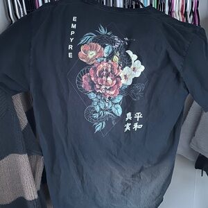 Empyre Black Graphic Men's Shirt